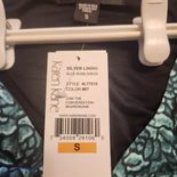 Karen Kane 4L77518 Mist Blue Rose Stretch Jersey Tiffany Dress - MSRP $118 - Picture 6 of 6